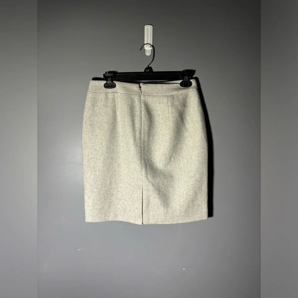 J.Crew Mercantile Pencil Skirt in Double-Serge Wool Womens Size 2P